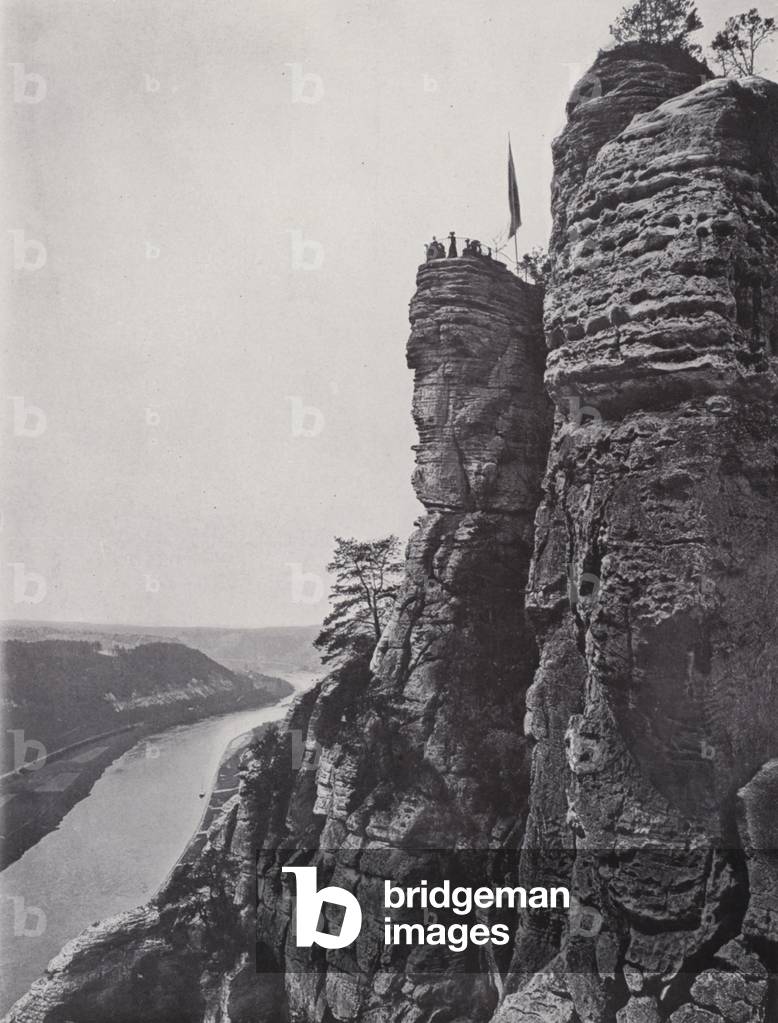 Basteifelsen (b/w photo)