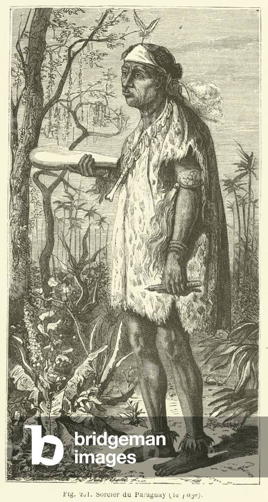 Sorcier du Paraguay (engraving)