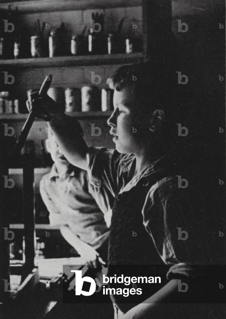 Moving and Growing, Physical Education in the Primary School, 1950s (b/w photo)