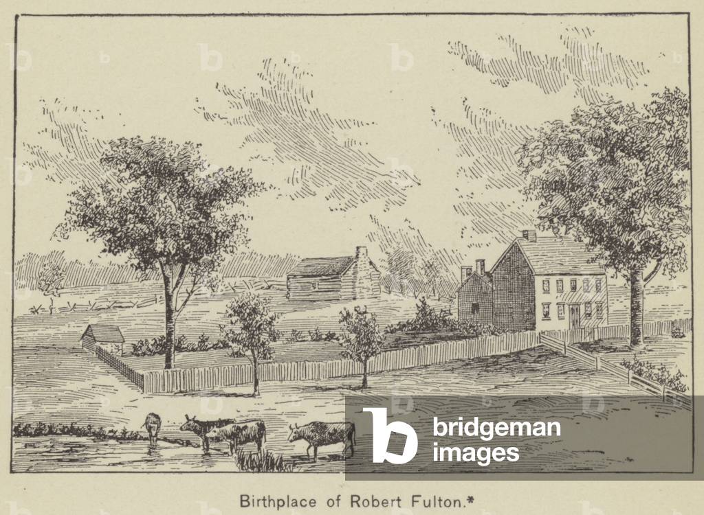 Birthplace of Robert Fulton (engraving)