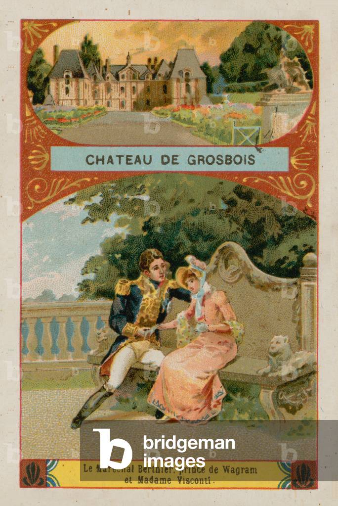 Chateau de Grosbois (chromolitho)