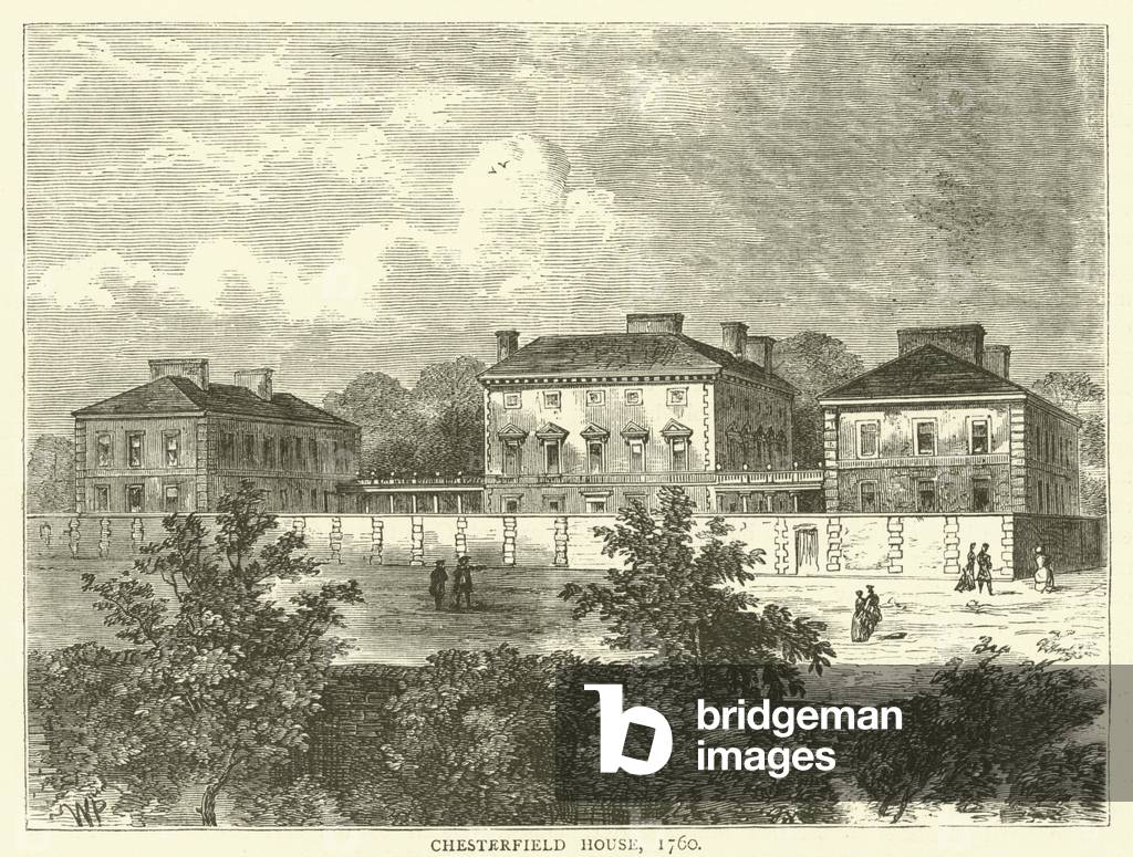 Chesterfield House, 1760 (engraving)