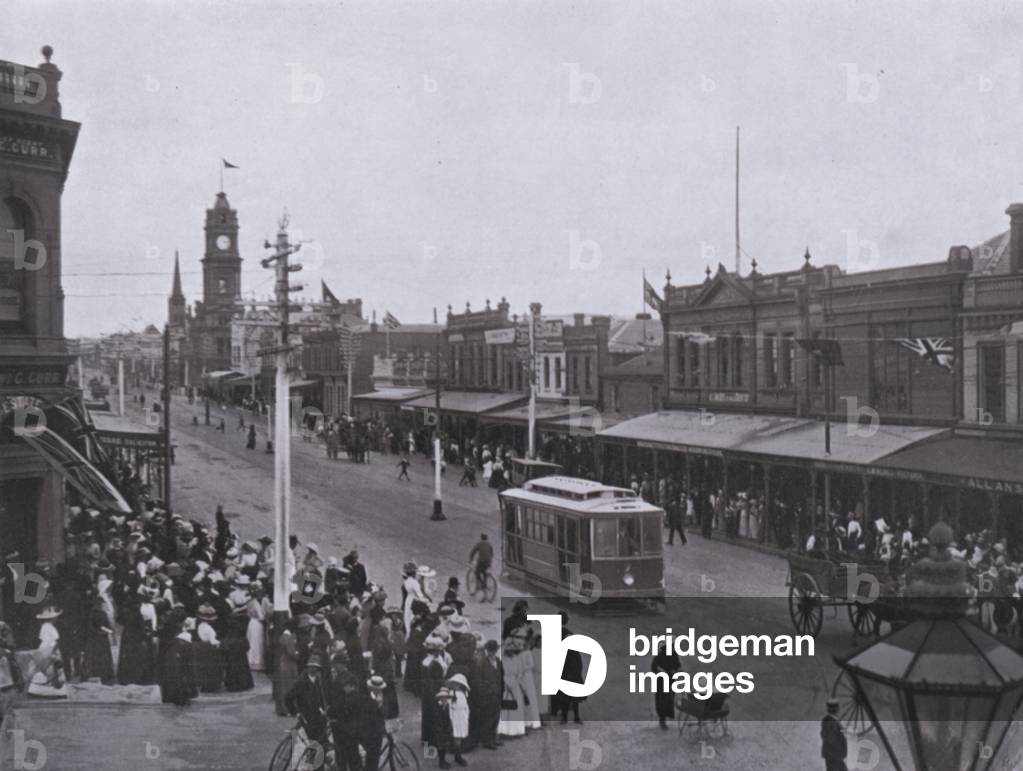 Ryrie Street, Geelong (b/w photo)