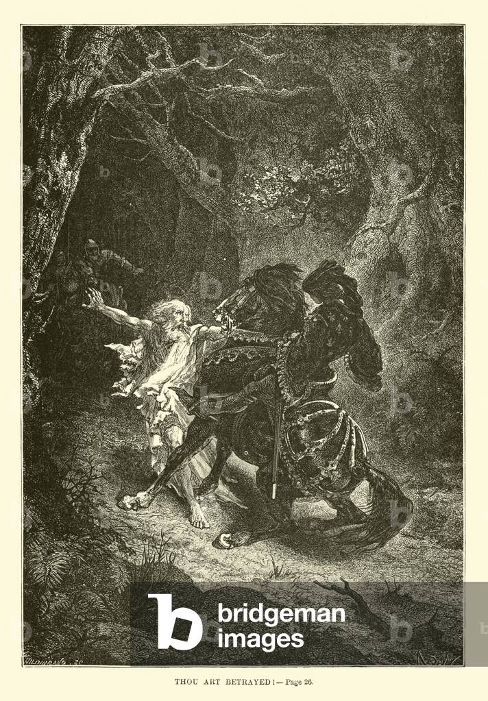 Thou art betrayed (engraving)