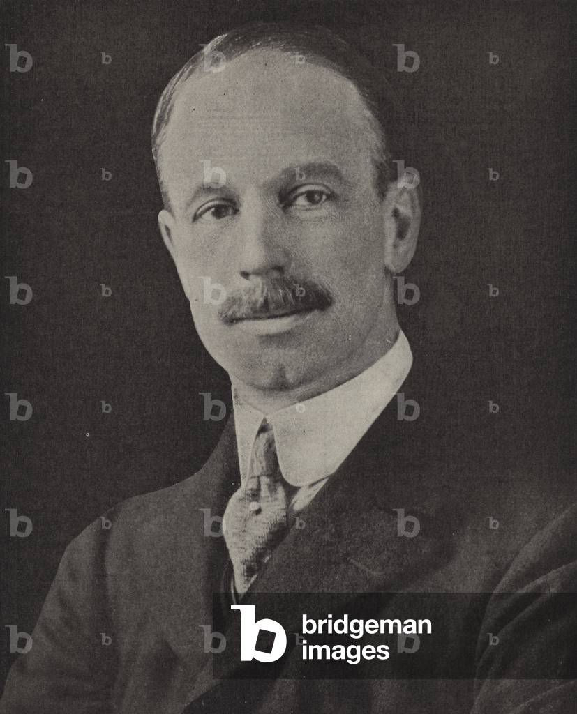 Sir Eric Drummond, 7th Earl of Perth, British statesman who became the first Secretary General of the League of Nations in 1920 (b/w photo)