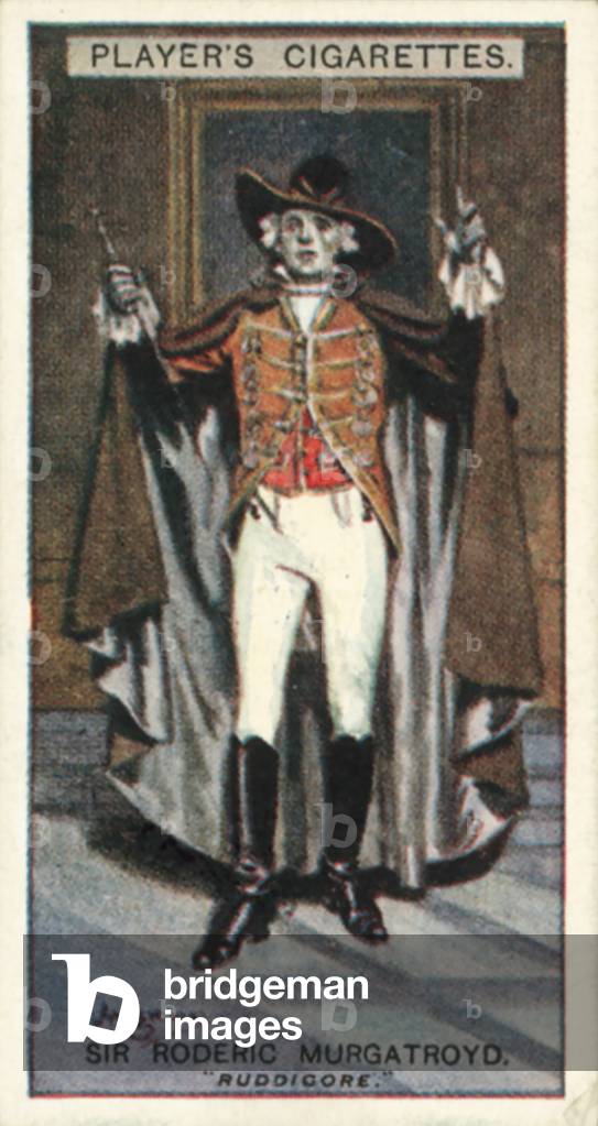 Gilbert and Sullivan, Sir Roderic Murgatroyd, Ruddigore (colour litho)