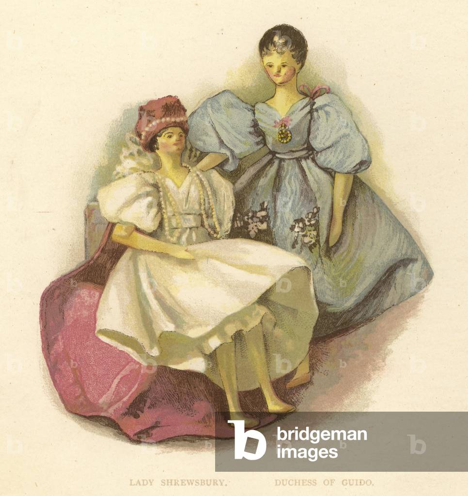 Lady Shrewsbury, Duchess of Guido (chromolitho)