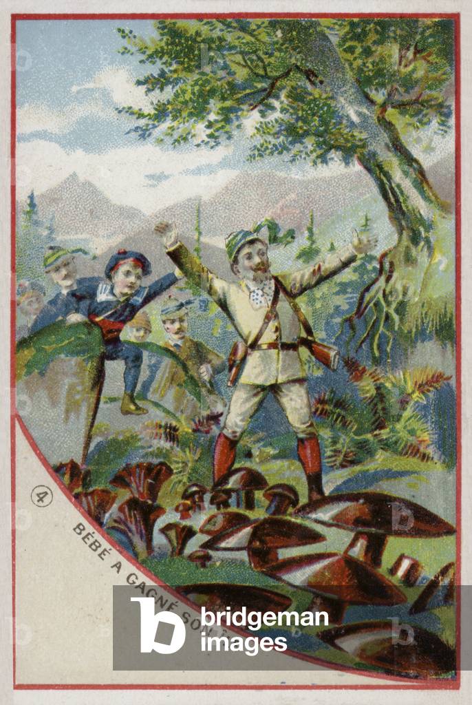 Bebe has won his island (chromolitho)