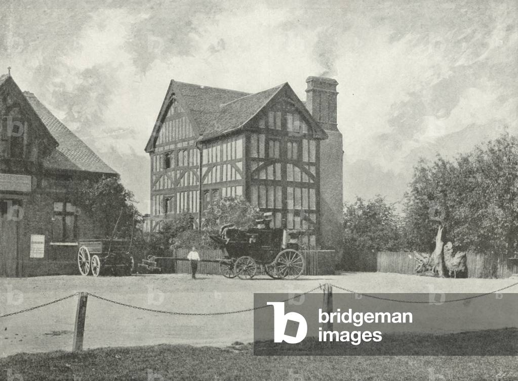 Queen Elizabeth's Lodge, Chingford (b/w photo)