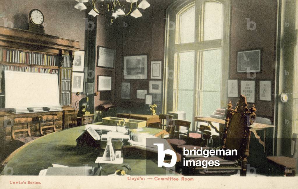 Committee Room, Lloyd's of London (colour photo)