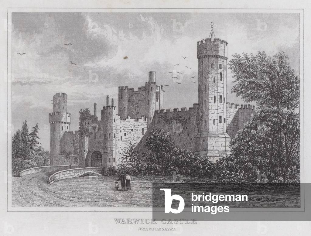 Warwick Castle, Warwickshire (engraving)