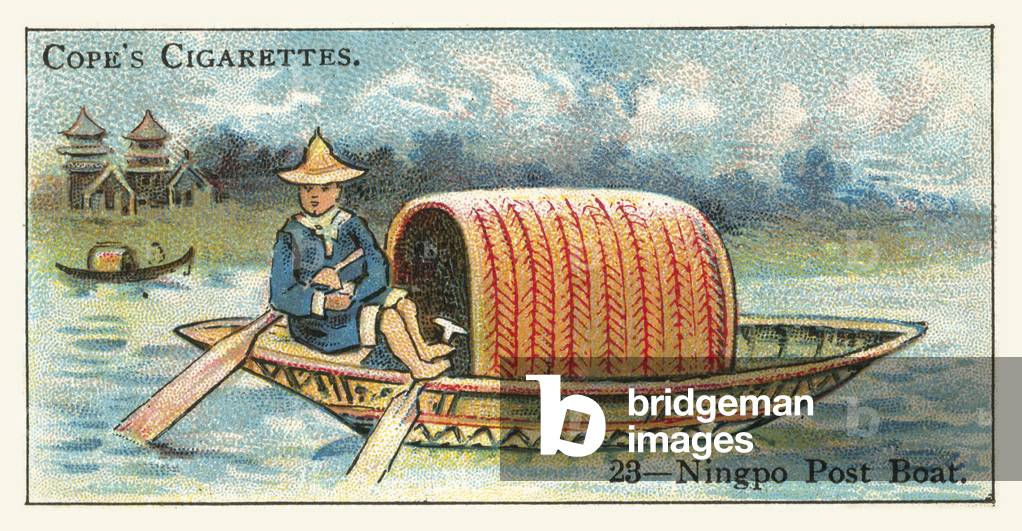 Ningpo Post Boat (chromolitho)