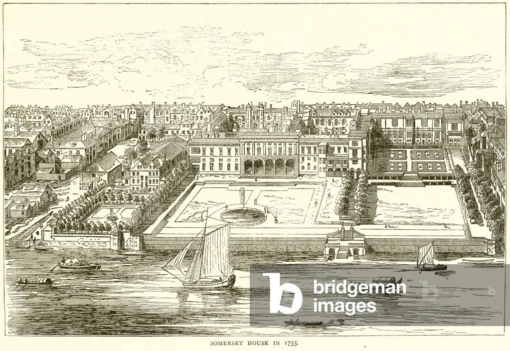 Somerset House in 1755 (engraving)