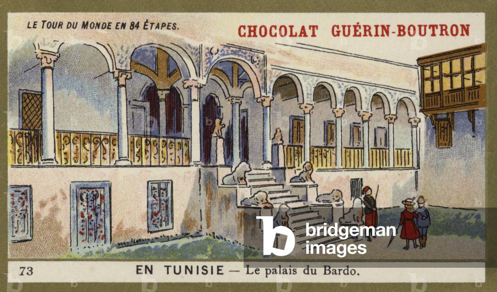 The Bardo Palace, Tunisia (chromolitho)