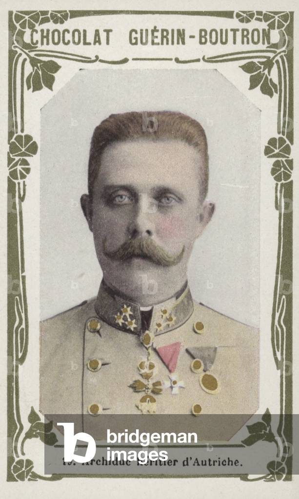 Archiduc heritier d'Autriche (coloured photo)