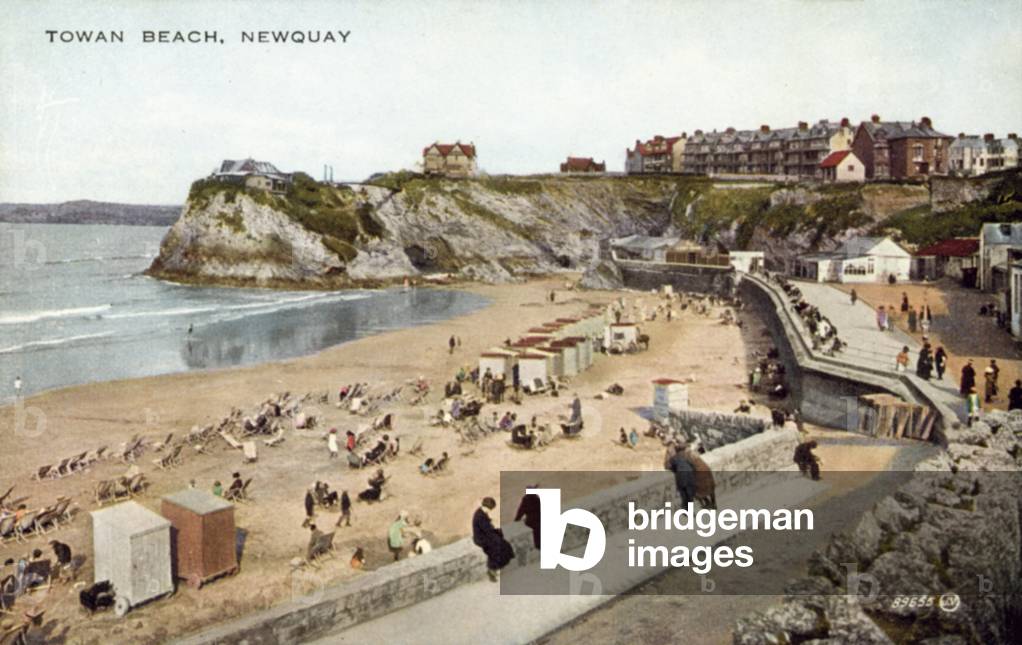 Towan Beach, Newquay (colour photo)