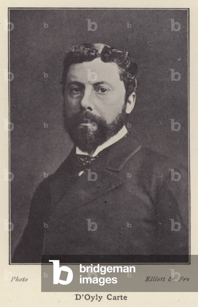 D'Oyly Carte (b/w photo)