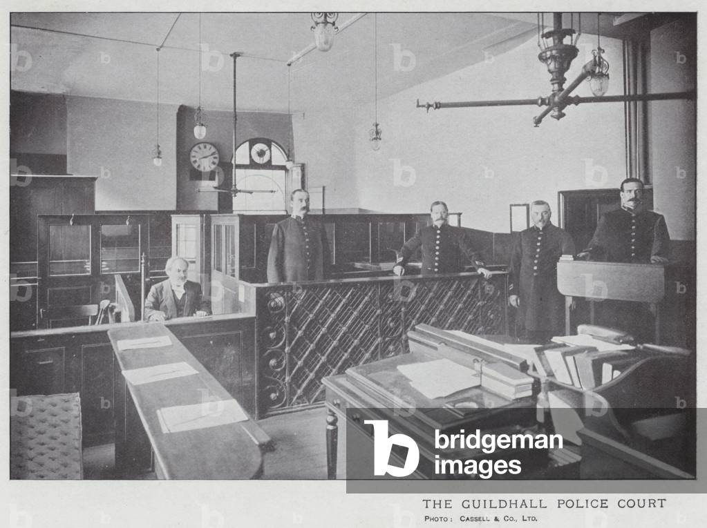 The Guildhall Police Court (b/w photo)