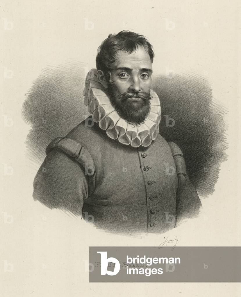Paul Bril, Flemish artist (litho)