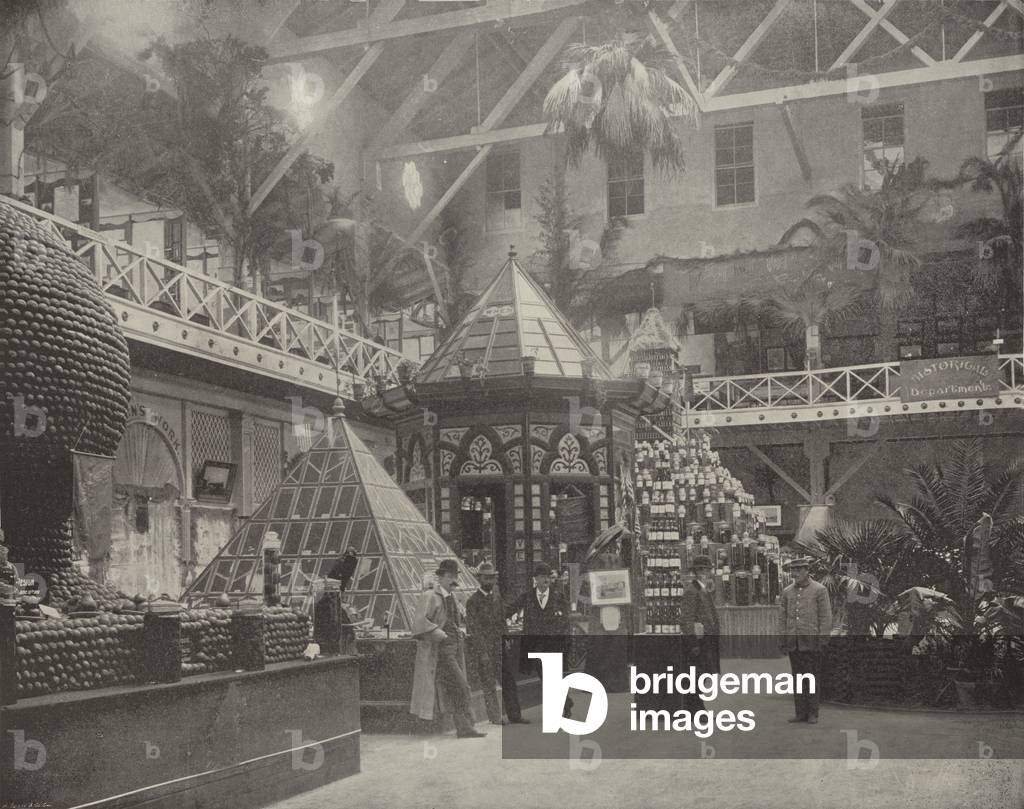 South End of the California Building (b/w photo)