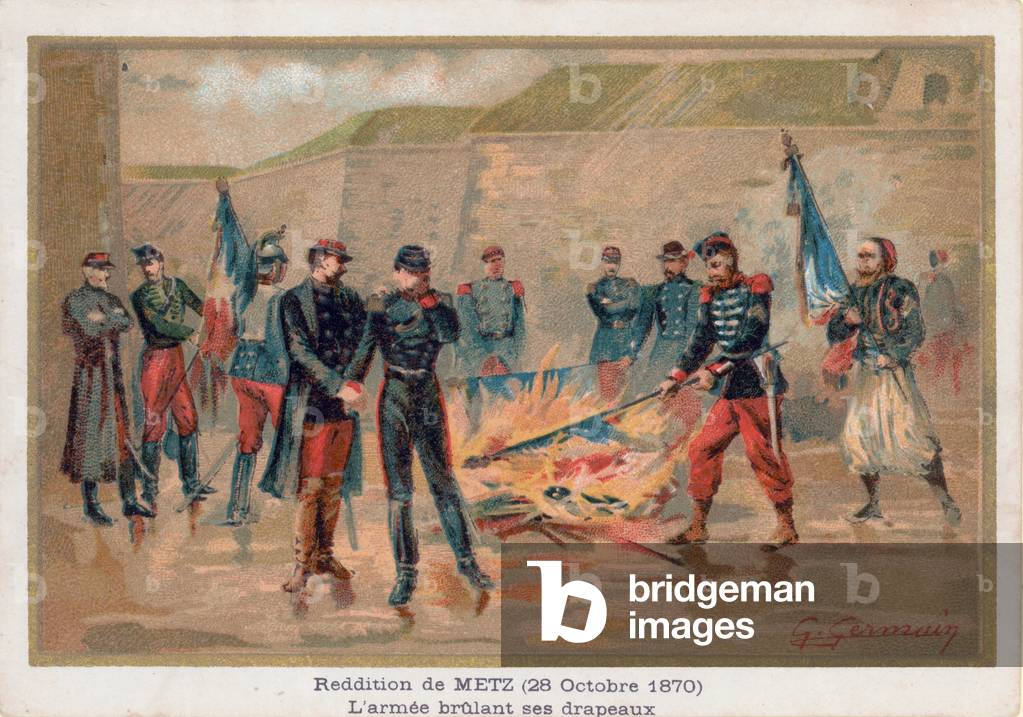 The Surrender of Metz (chromolitho)