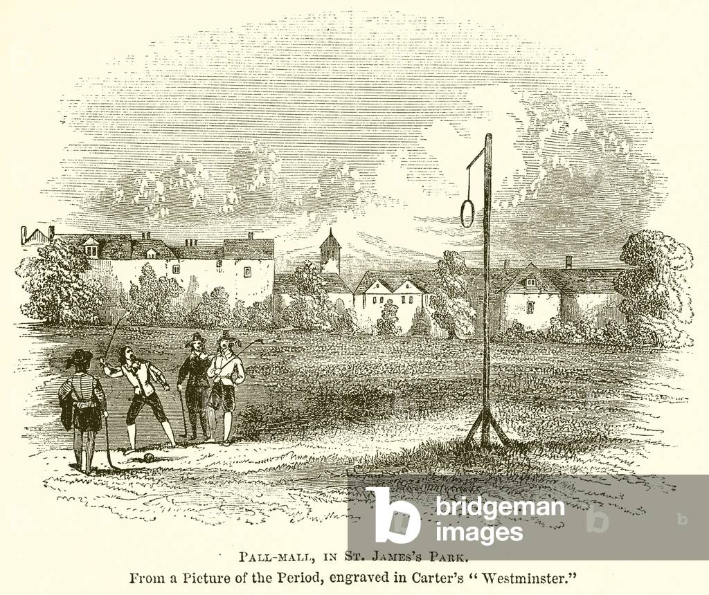 Pall-Mall, in St. James's Park (engraving)