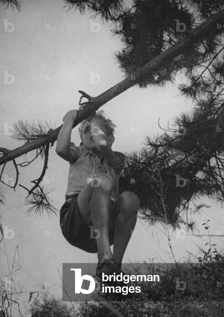 Moving and Growing, Physical Education in the Primary School, 1950s (b/w photo)