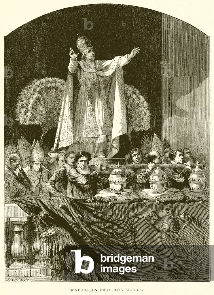 Benediction from the Loggia (engraving)