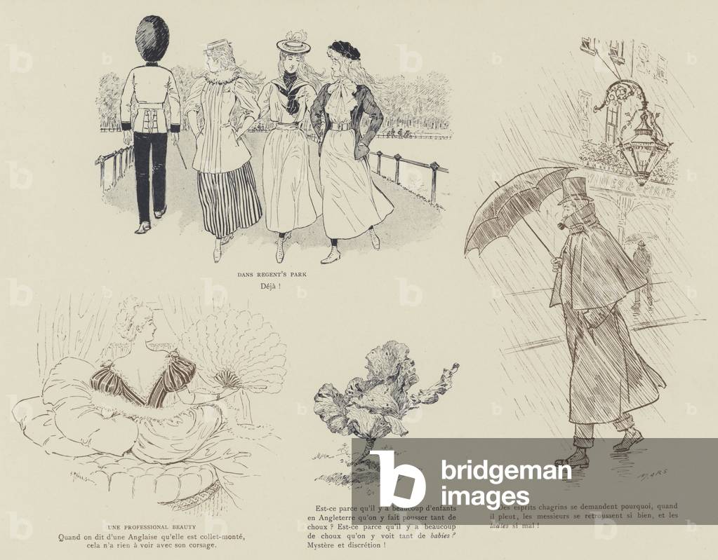 Illustration for La Vie De Londres by Mars (litho)