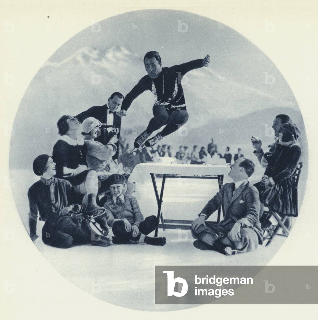 Phil Taylor, Grand Hotel, St Moritz (b/w photo)