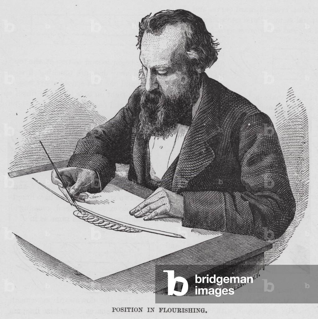 Position in Flourishing (engraving)