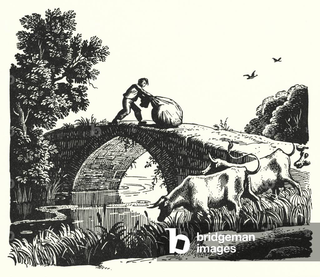 Hans Christian Andersen: Great Claus And Little Claus (litho)