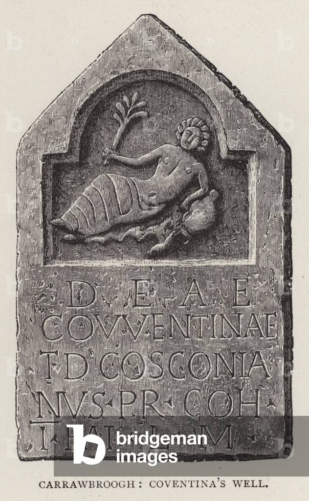 Carrawbrough, Coventina's Well (engraving)