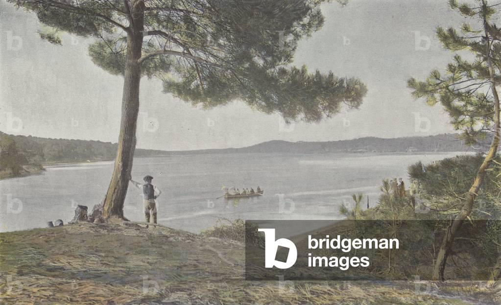 Soorts, Etang d'Ossegort (colour photo)