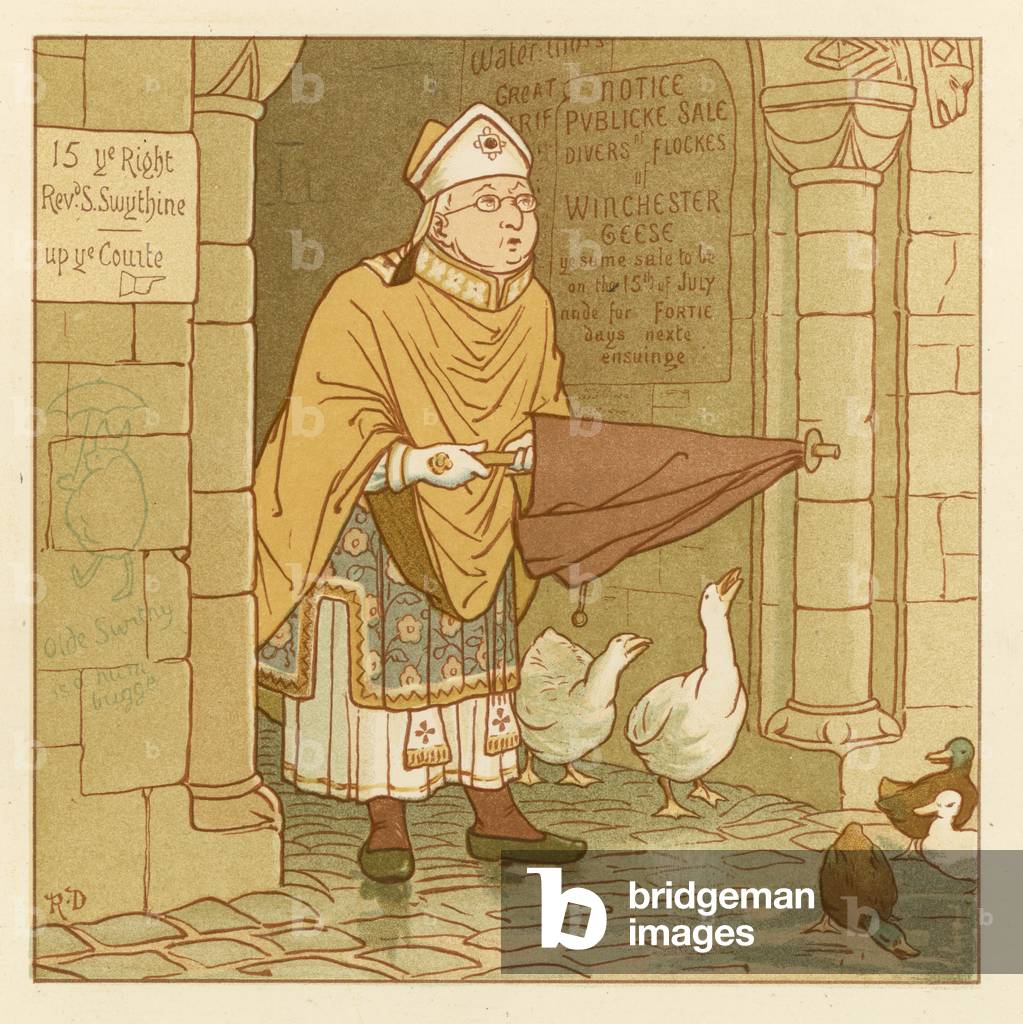 Depiction of the month of July (colour litho)