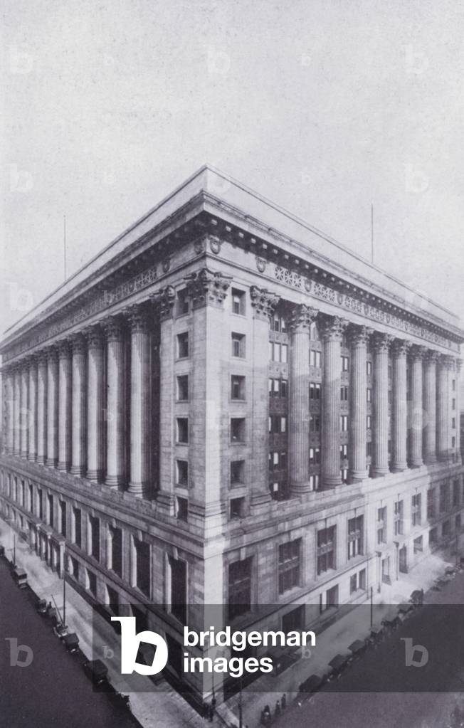 Chicago: City Hall and County Building (b/w photo)