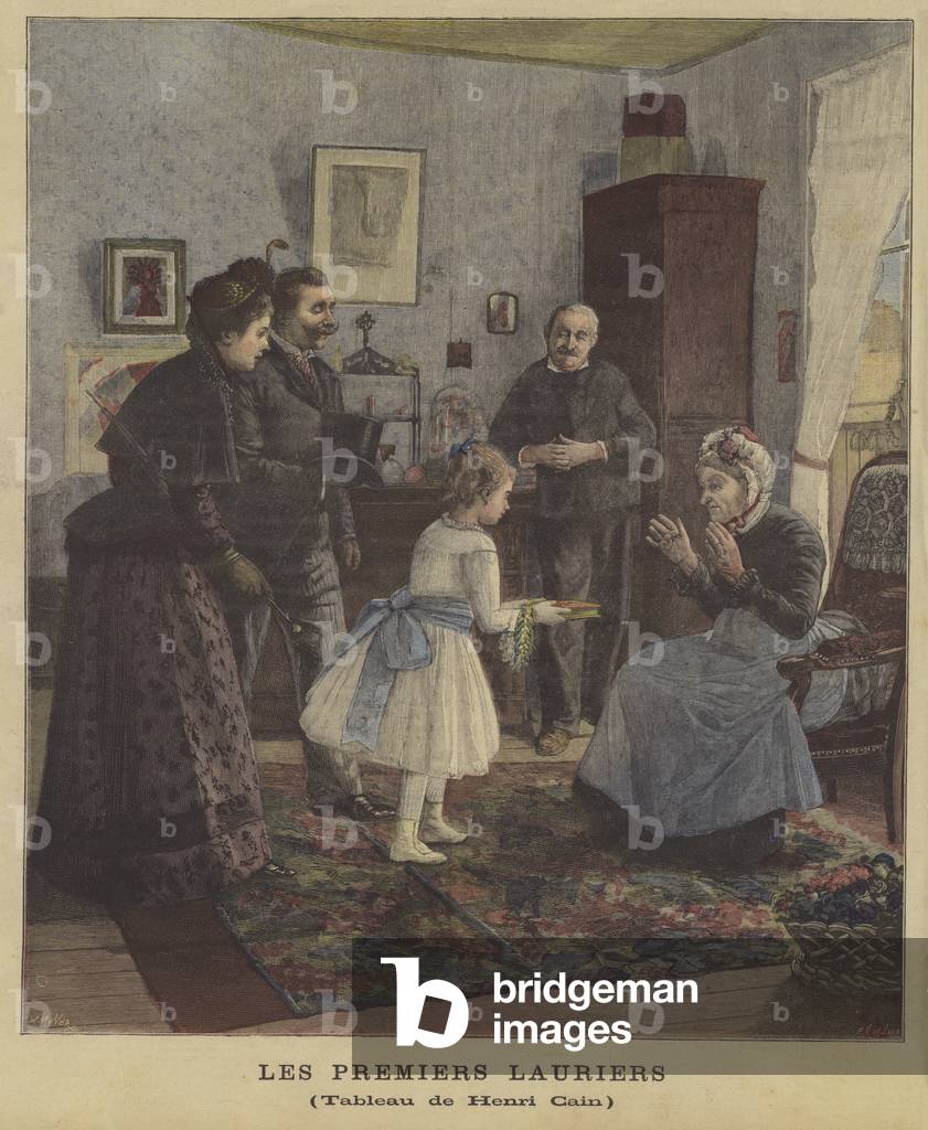 The First Laurels (colour litho)