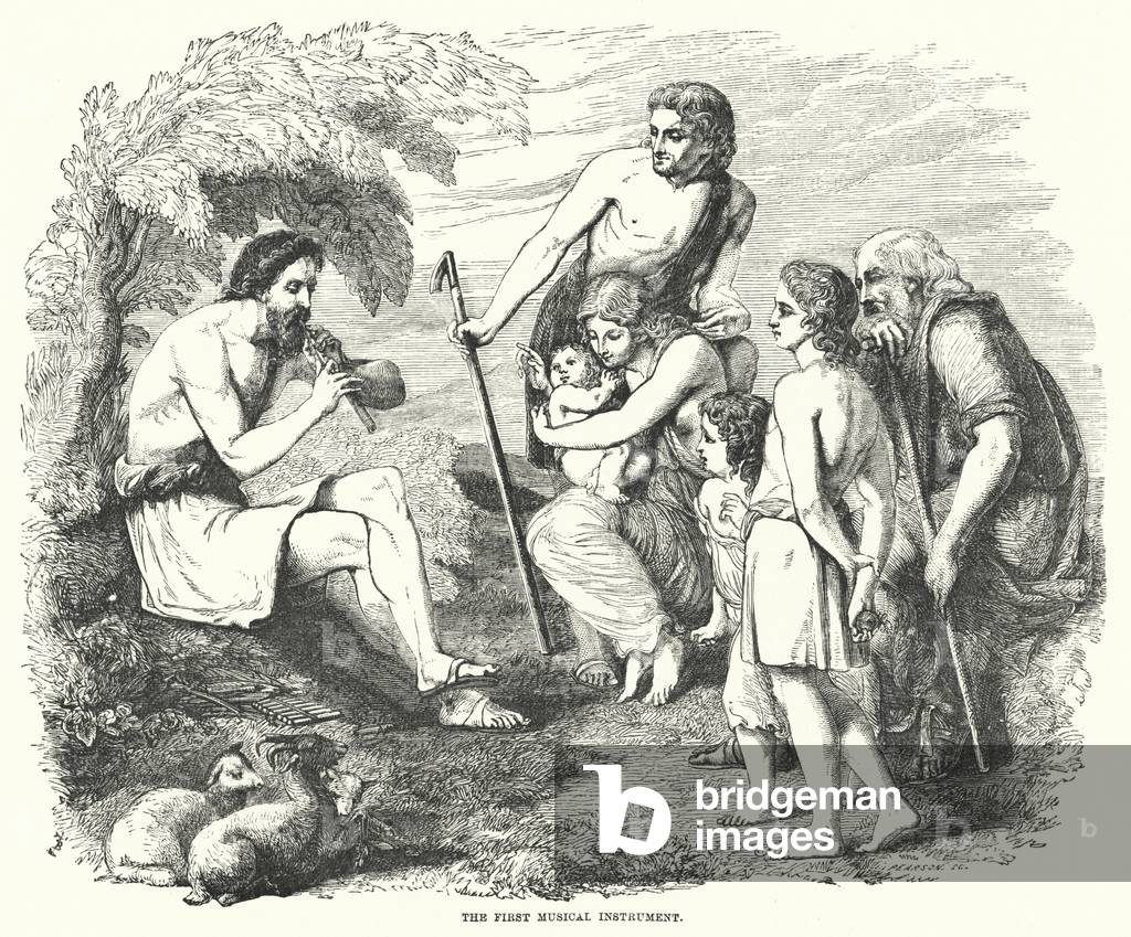 The First Musical Instrument (engraving)