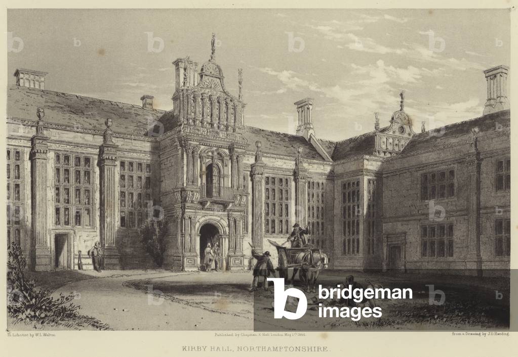 Kirby Hall, Northamptonshire (engraving)