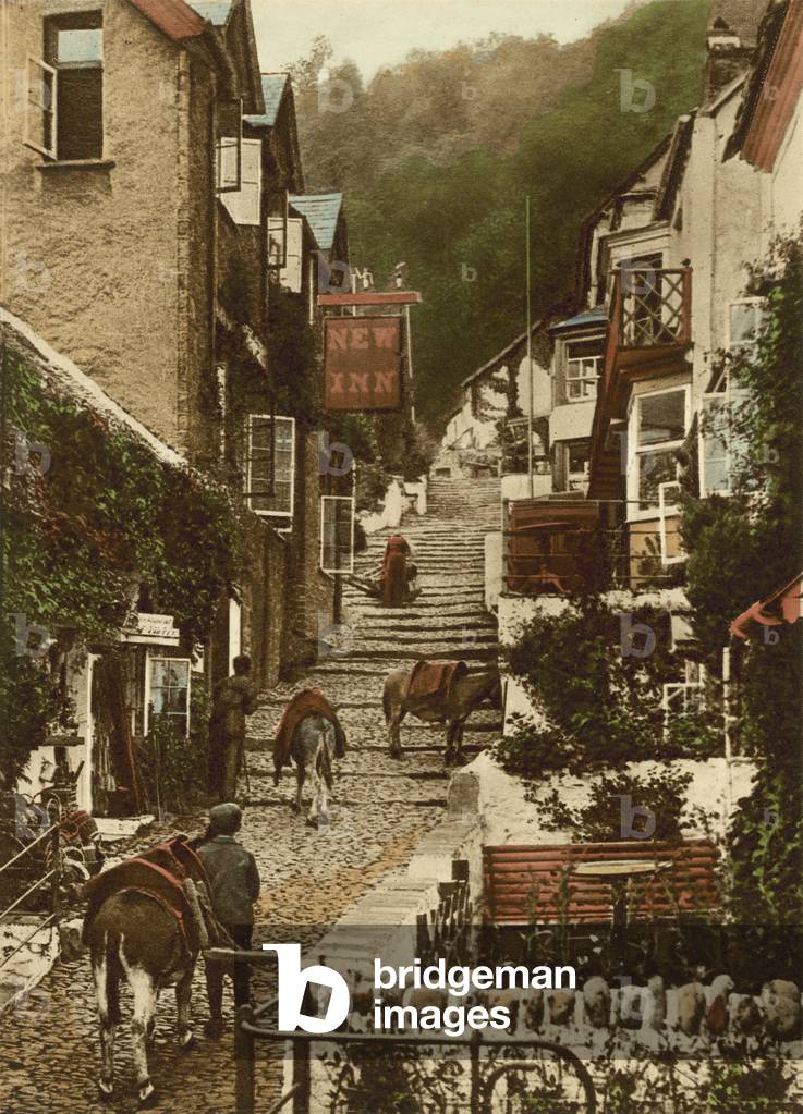 Clovelly, High Street (colour photo)