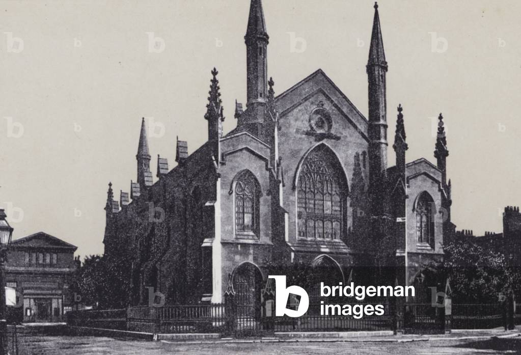 St Pauls Church, Southsea (b/w photo)