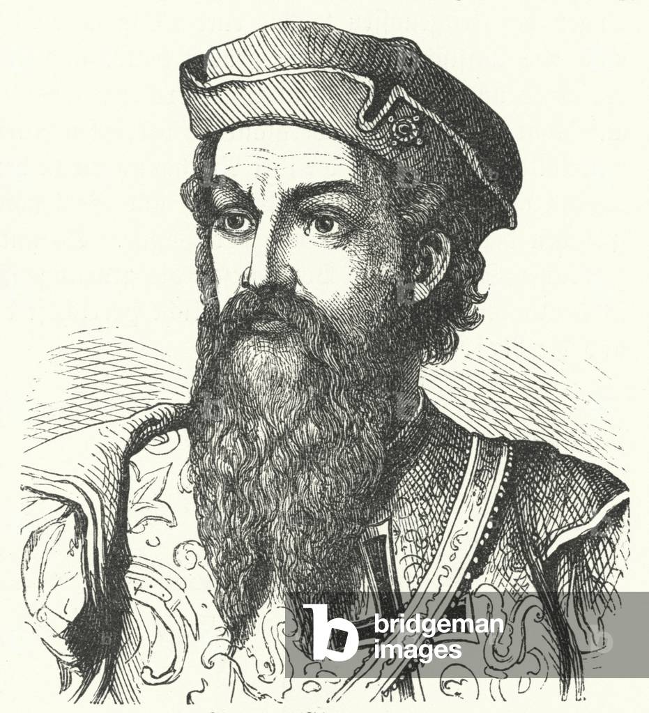 Afonso de Albuquerque, Duke of Goa, Portuguese general and Viceroy of Portuguese India (engraving)