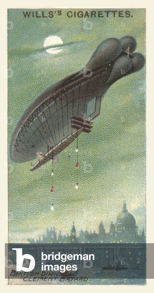 British Dirigible Clement Bayard (chromolitho)