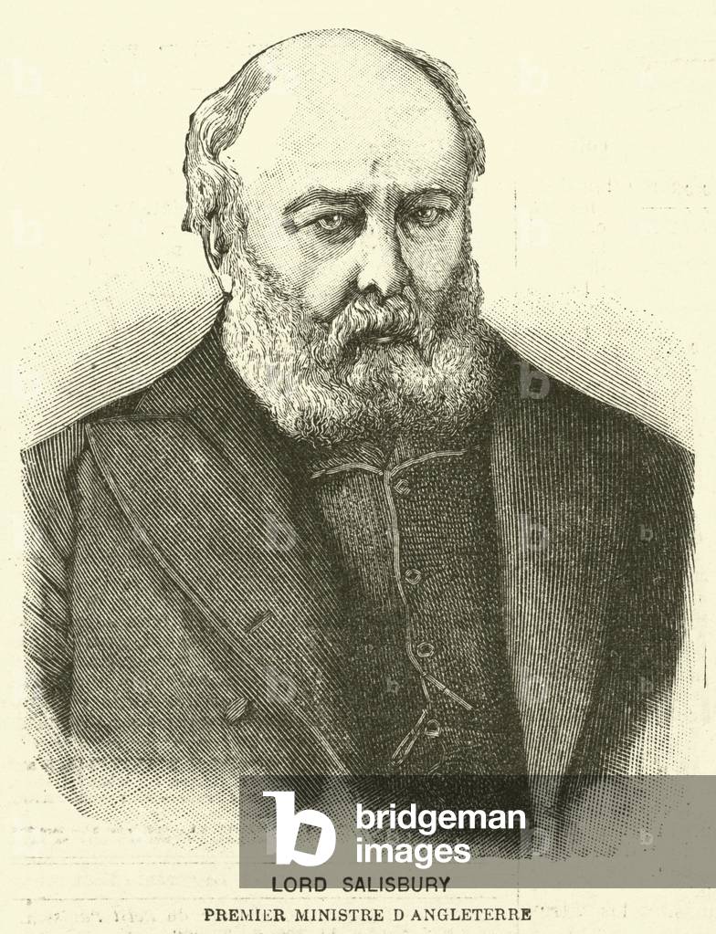 Lord Salisbury, British Prime Minister (engraving)
