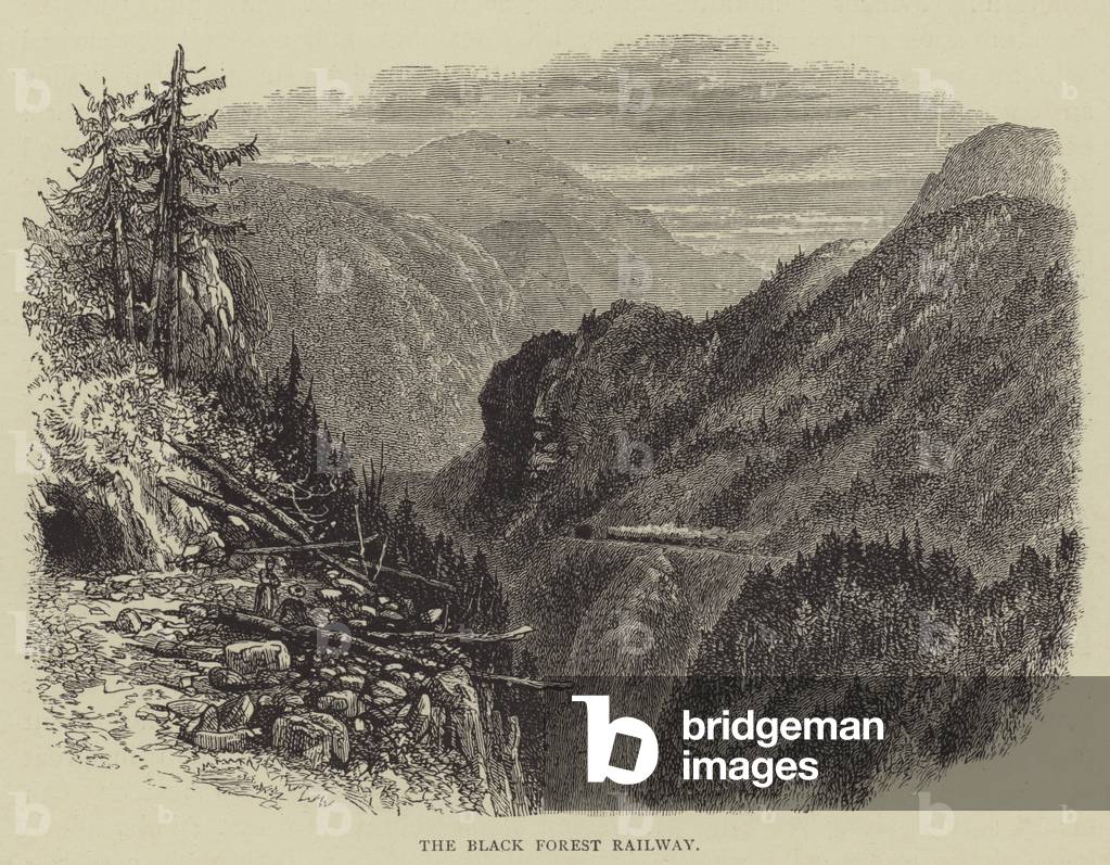 The Black Forest Railway (engraving)