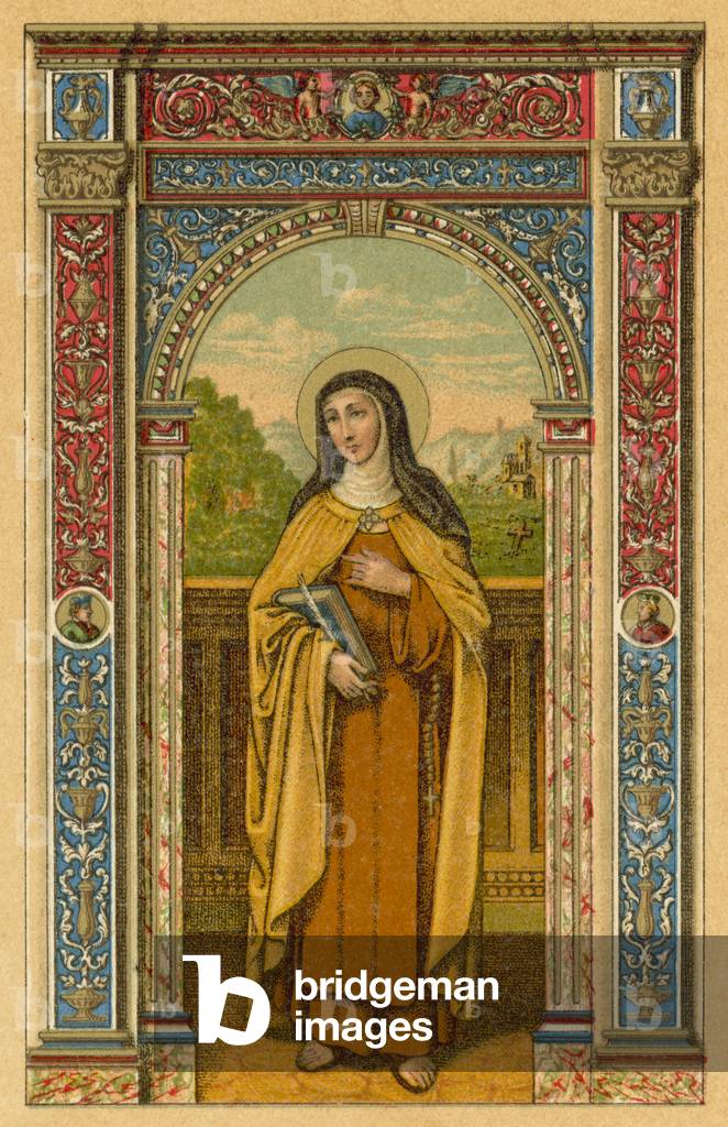 Sta Theresia (colour litho)