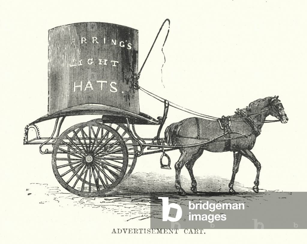 Advertisement Cart (engraving)