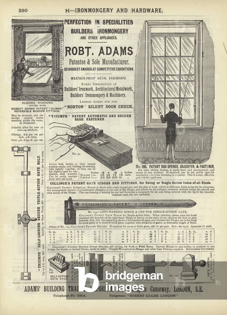 Page from The Architect's, Surveyor's and Engineer's Compendium 1892 (engraving)