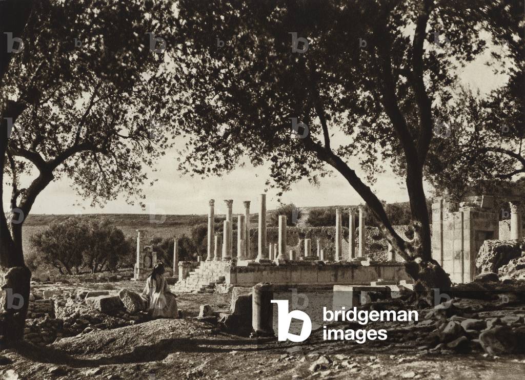 Dougga, Temple of Caelestis (b/w photo)