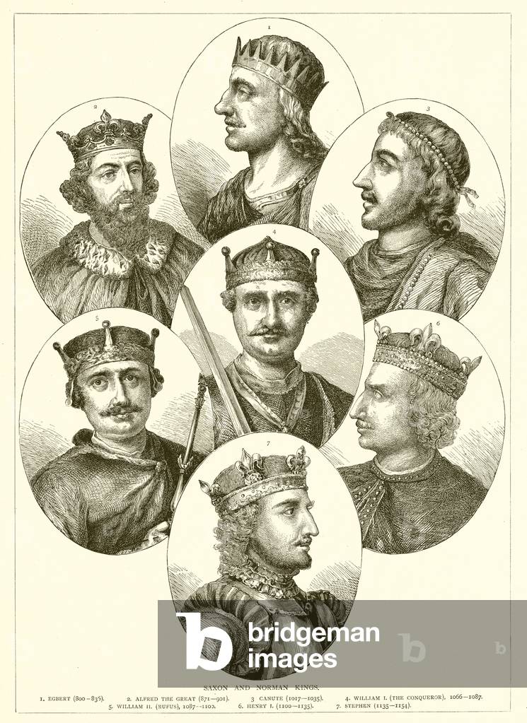 Saxon and Norman Kings (engraving)